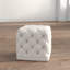 Repose-pieds carré en velours de 18 po Stella-31892701