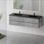 Meuble-lavabo mural moderne pour salle de bain