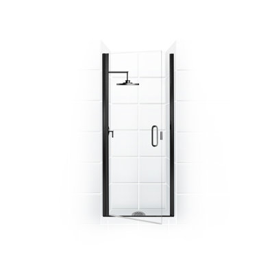 Paragon Series 30" x 74" Hinged Semi-Frameless Shower Door