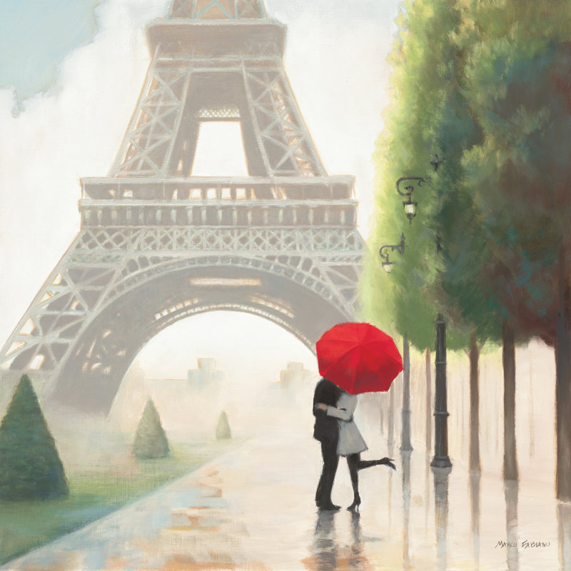 Paris Romance II Crop by Marco Fabiano - Wrapped Canvas Print, 61cm H x 91cm W