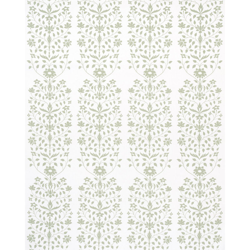 Tissu Schipacher x Marie-Anne Oudejans Jaipur, Vert