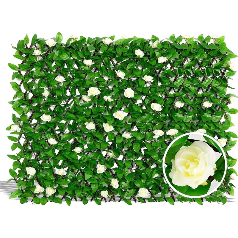 Écran d'intimité pour terrasse extensible 48x18inch, 6" H x 50" W x 16" D