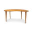 Sage Kidney Desk With Wood Legs
