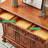 Cherry Solid Wood Shoe Storage Bench