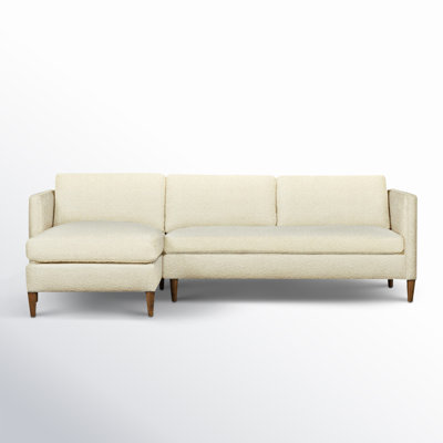 Clifford 2-Piece Sectional with Sinuous Springs and Feather Blend Cushions