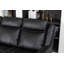 Ensemble de salon inclinable manuel 3 pièces avec porte-gobelets-1027008049