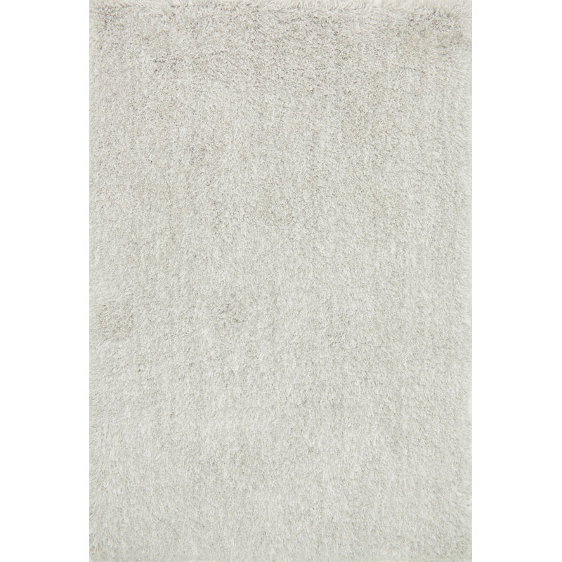 Tapis argenté area Aarav, Rectangle 2 pi 3 po x 3 pi 9 po
