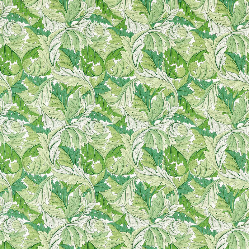 Acanthus Fabric, Leaf Green