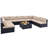9 - Person Patio Conversation Set with Cushions-42527506