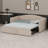 Daybed With Extended Pop Up Trundle-560624716