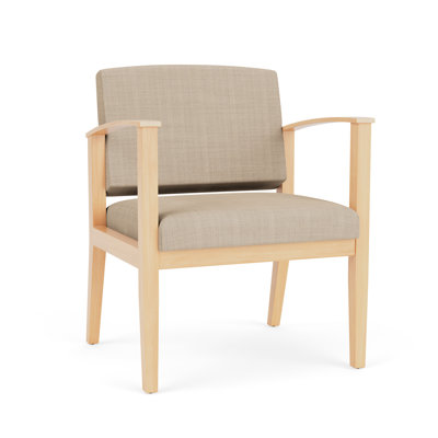 Chaise d'invité surdimensionnée en bois Amherst