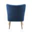 Seelinger Velvet Accent Chair with Gold Chrome Legs-318920230
