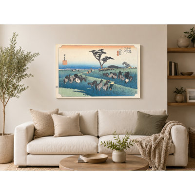 Chironu: Early Summer Horse Fair (1833-1834) - Art mural sur toile paysage