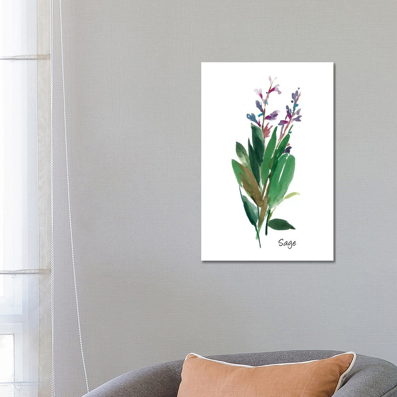 Sage I 1 Piece Wrapped Canvas Painting, 66.04 cm H x 45.72 cm W x 3.175 cm D