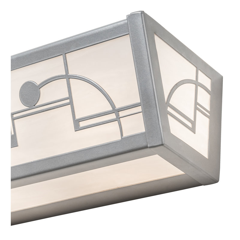 Barre d'éclairage de salle de bain 4 lumières Revival Deco, Blanc