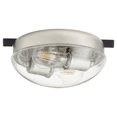 Ensemble de 2 lumières de globe à ventilateur de plafond universel 2 lumières