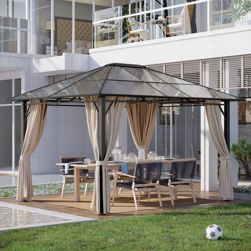 Pavillon de jardin d'extérieur 10 pi x 12 pi