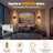 Magnetic Wall Light Touch Control Detachable Rechargeable Industrial Wall Sconce