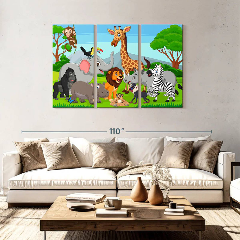 Caricature d'Ashelle pour enfants, H 48 po x l 74 po