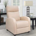 Beige Faux Leather
