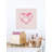 Margarida Blurry Heart Print on Wrapped Canvas-1543170932