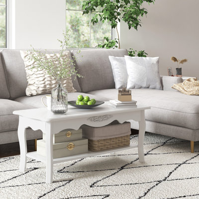 Jazmin Four Leg Coffee Table with Storage