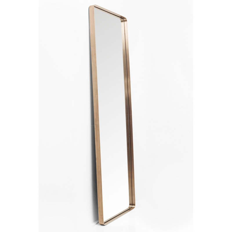 Curve Cheval Full Length Mirror, Copper