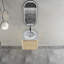 Meuble-lavabo mural 24 po avec lavabo d'art en céramique et porte à fermeture en douceur 24 po-1727603368