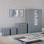 Tayce 4 Piece Bedroom Set (2 Drawer Bedside Chest, 4 Drawer Chest, 3 Door 2 Drawer Mirrored Wardrobe)-1541604584