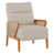 Beige Faux Leather