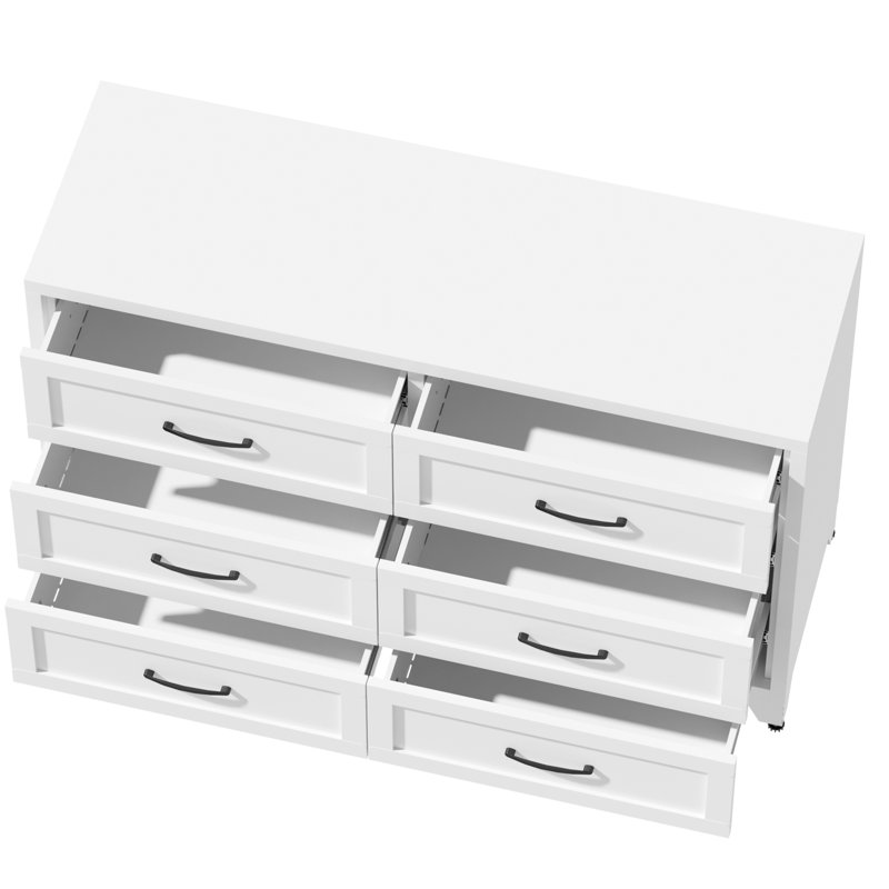 Commode de rangement en métal avec tiroirs pour la chambre à coucher
