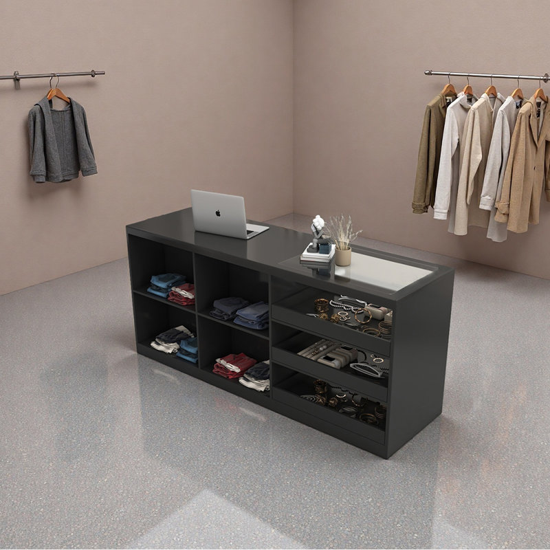 Vitrine de magasin de vêtements, Noir