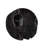 Black Wash Solid Wood Accent Stool