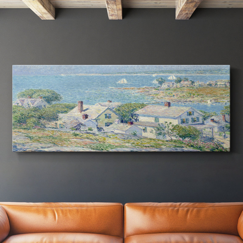 Série paysage - CCXLVII - Toile tendue avec châssis - Prêt à accrocher, H 12 po x l 30 po