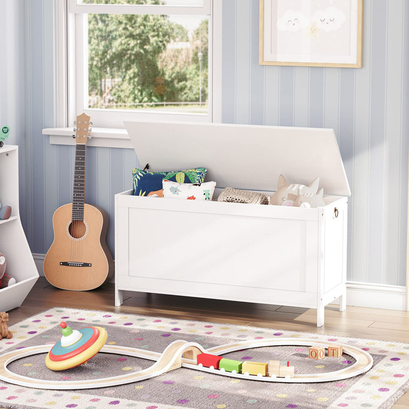 Maurine Blanket Chest, White