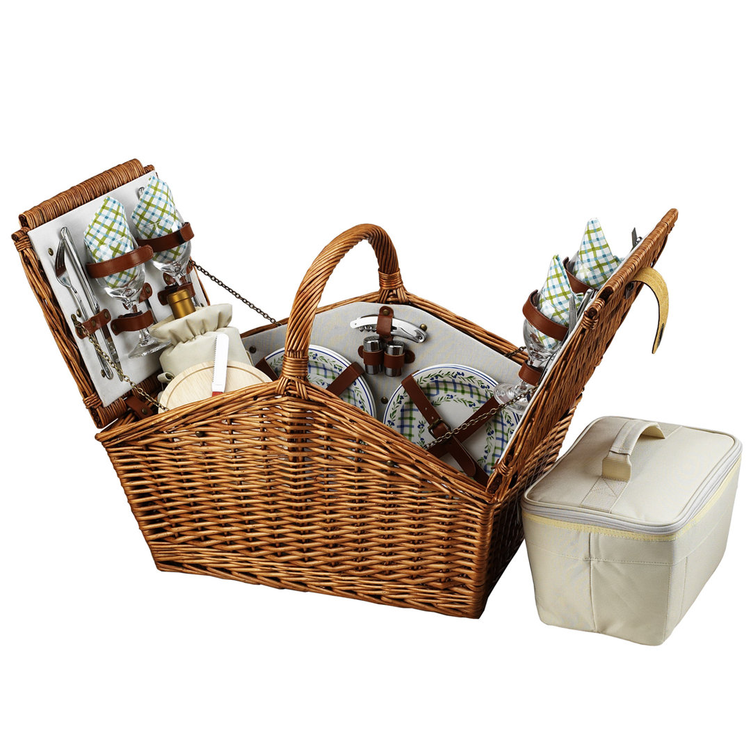 Huntsman Wicker Picnic Basket Picnic at Ascot