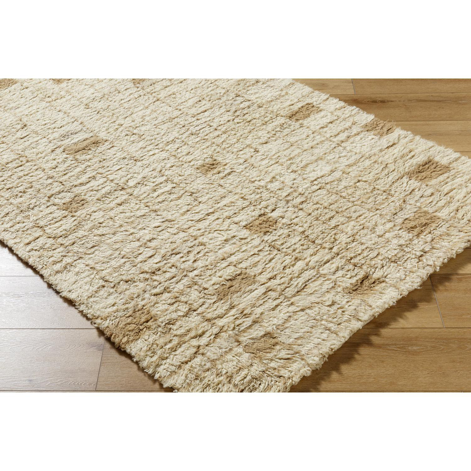 Anemone Hand-Tufted Moroccan Shag Rug, Rectangle 2' x 3'