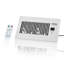 Ventilateur / ventilateur d'appoint silencieux 6 x 10 pouces avec télécommande Blanc-114446330