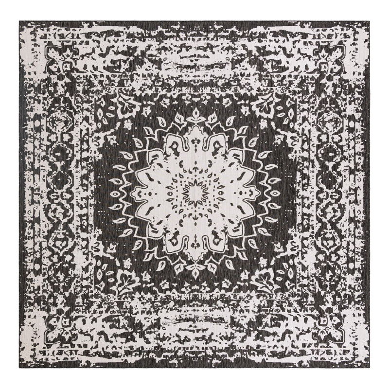 Ornate Lamotte Indoor/Outdoor Area Rug, Square 12'