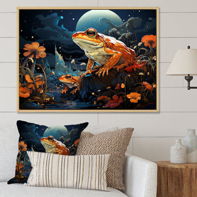 Cosmic Art Frog - Frogs & Toads, reproduction d'art sur toile