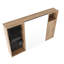 Armoire de salle de bain avec miroir 41,7 po