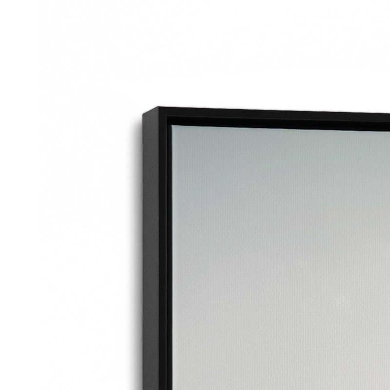 Calm Reflections, reproduction sur toile, H 12,75 po x l 8,75 po x P 1,75 po, Cadre flottant noir satiné