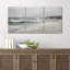 «Beach Waves Ocean Horizon Nature Fine Landscape Rustic Country / Farmhouse on Canvas», reproduction de 3 pièces-94434423-94434421