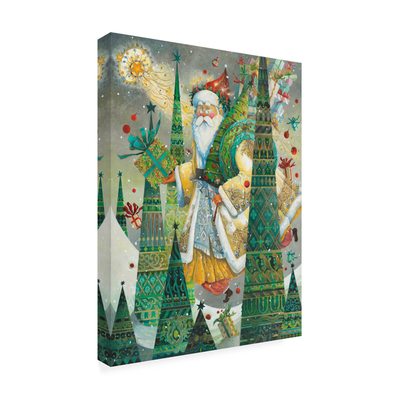 «The Year The Reindeer Had The Flu» - Sans cadre sur toile, L 24 po x H 32 po