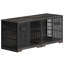 Grand meuble cage pour chien avec cloison