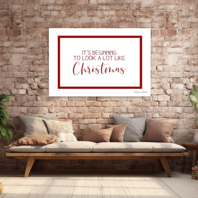 It's Beginning to Look… 1 Piece Wrapped Canvas Wall Art