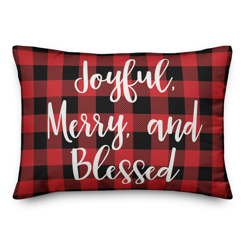 Plaid Throw Pillow
