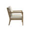 Upholstered accent armchair