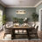 Baconton 6 - Light Dimmable Drum Chandelier