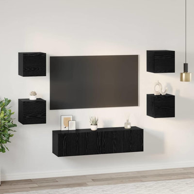 TV Cabinet Set 6 Pcs Medium 120 X 30 X 30 Cm